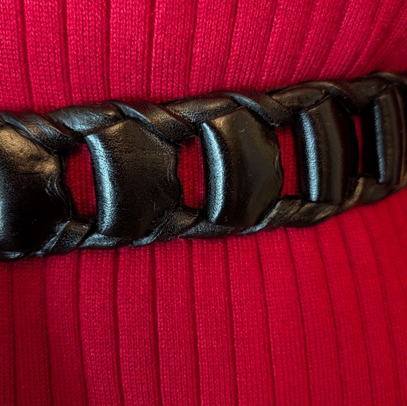 Dantesca Florence Italy Black Leather Belt main image 6